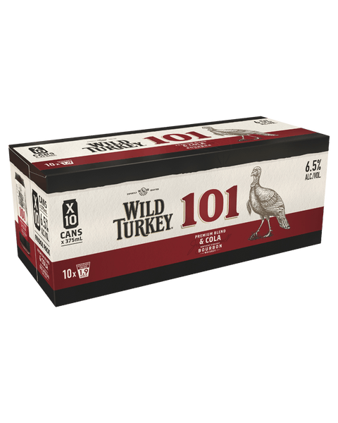 Wild Turkey 101 & Cola Cansl