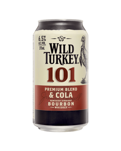 Wild Turkey 101 & Cola Cansl
