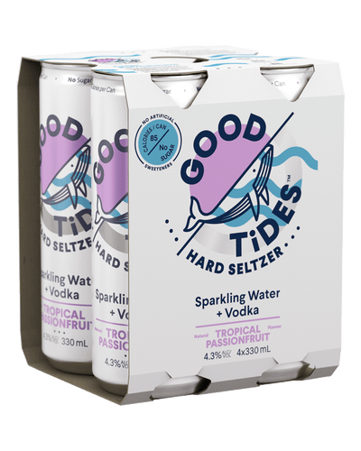 Good Tides Seltzer Tropical Passionfruit