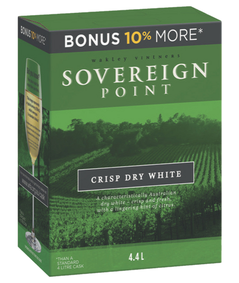 Sovereign Point Crisp Dry White Cask 4L