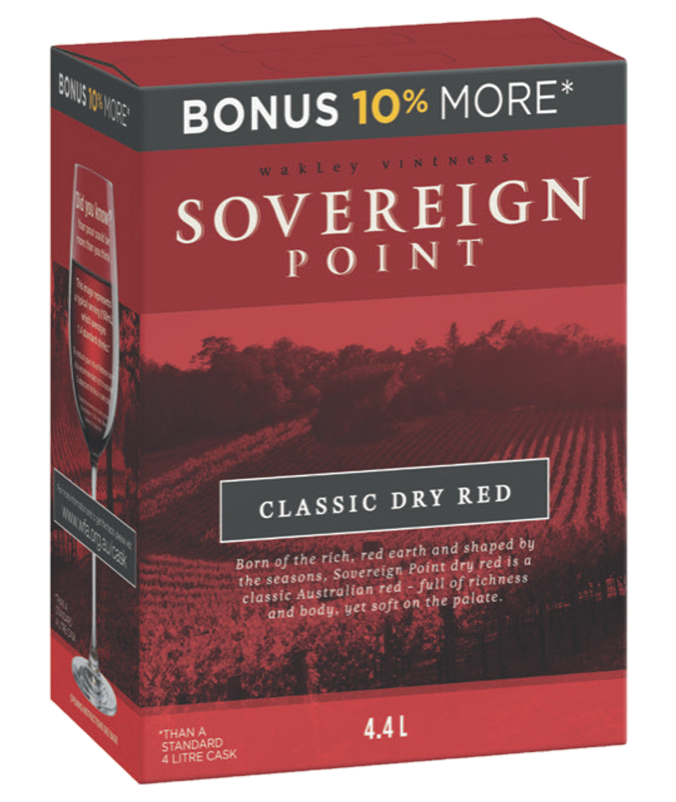 Sovereign Point Classic Dry Red Cask 4.4L