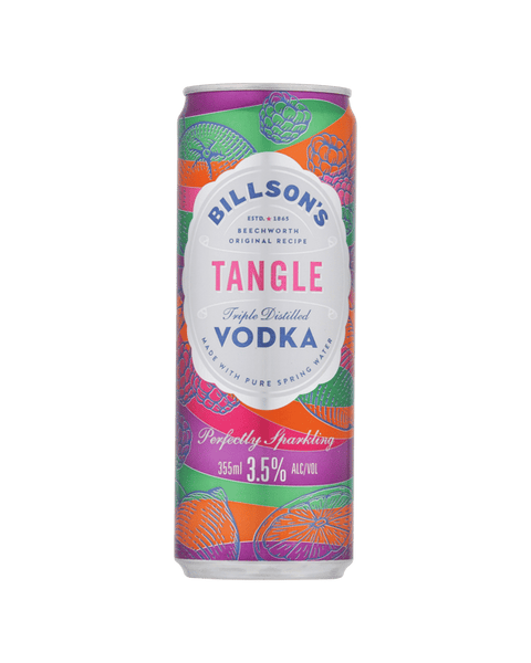 Billsons Vodka Tangle Cans