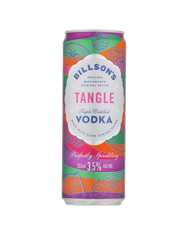 Billsons Vodka Tangle Cans