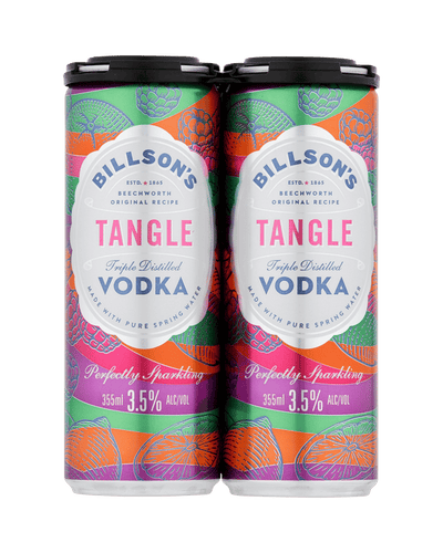 Billsons Vodka Tangle Cans