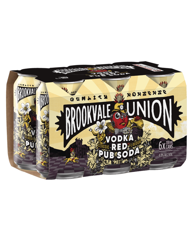 Brookvale Union Vodka Red Pub Soda