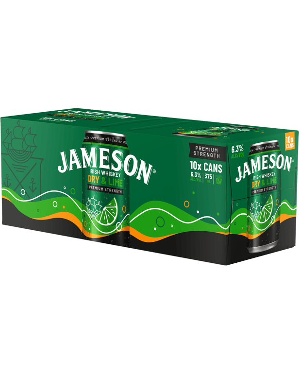 Jameson Dry & Lime 6.3% Cans