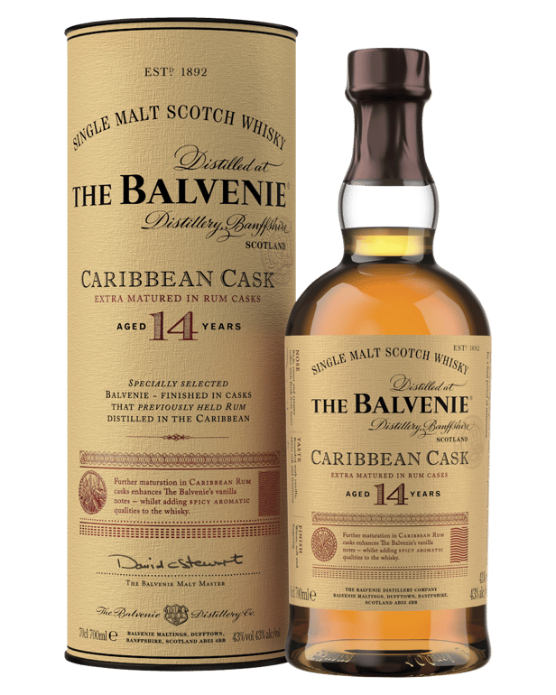 Balvenie 14yo Caribbean Cask Scotch Whisky 700ml