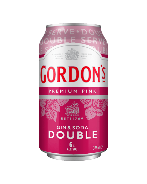 Gordons Pink Gin & Soda Double Serve