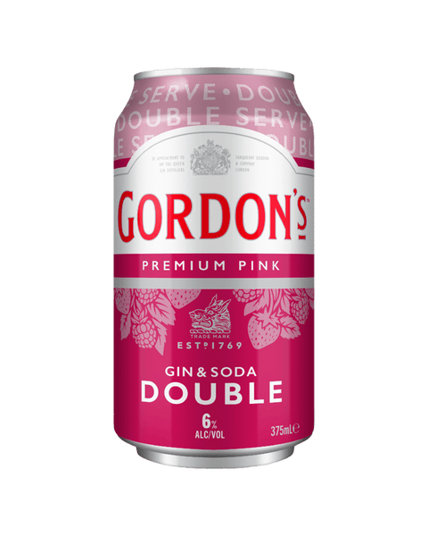 Gordons Pink Gin & Soda Double Serve