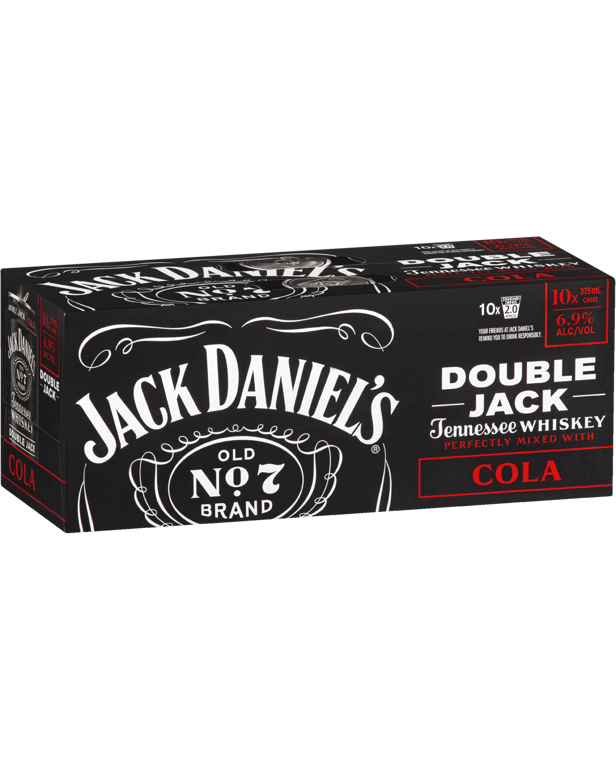 Jack Daniels Double Jack & Cola Cans