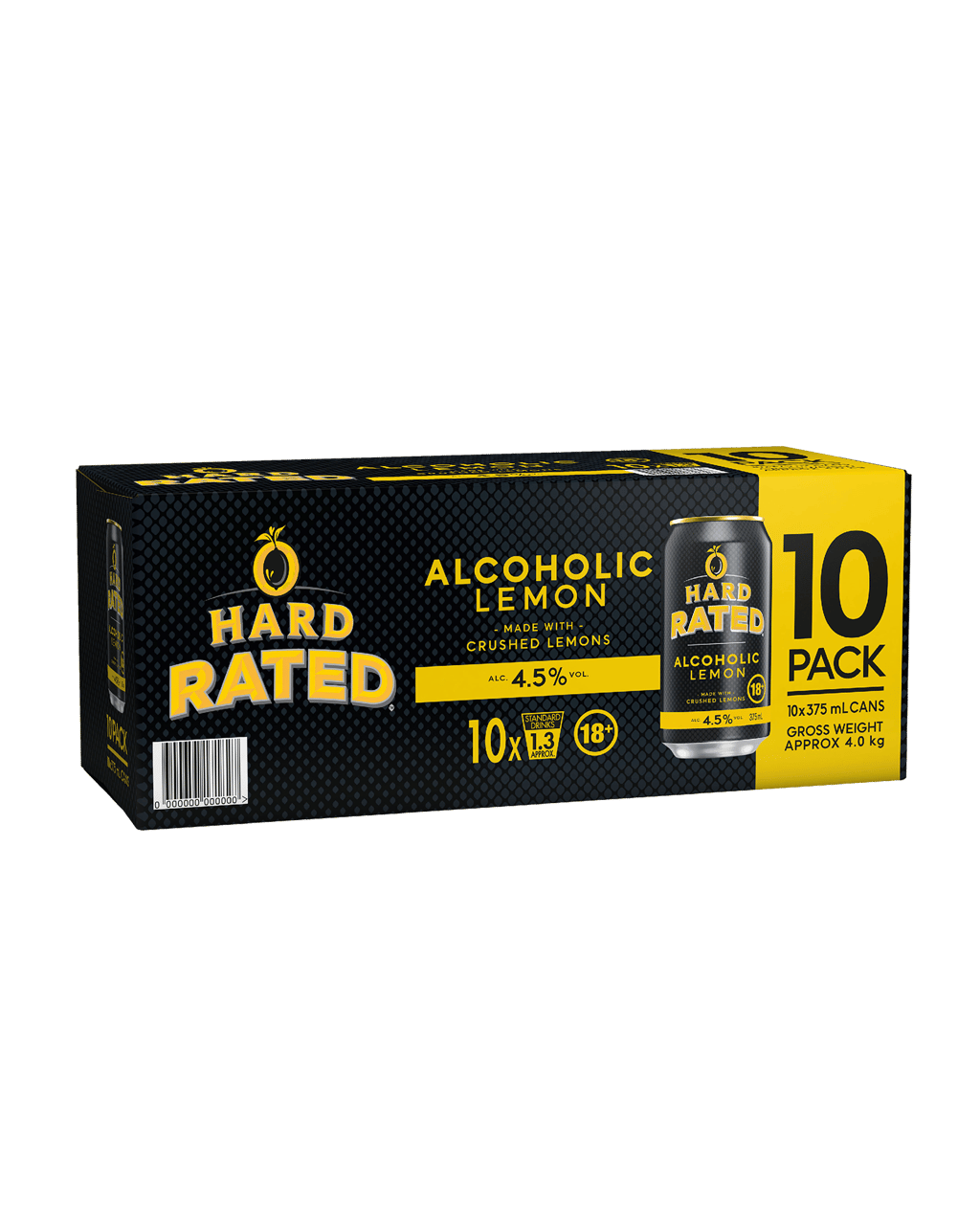 Hard Rated Alcoholic Lemon Cans