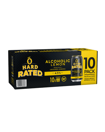 Hard Rated Alcoholic Lemon Cans