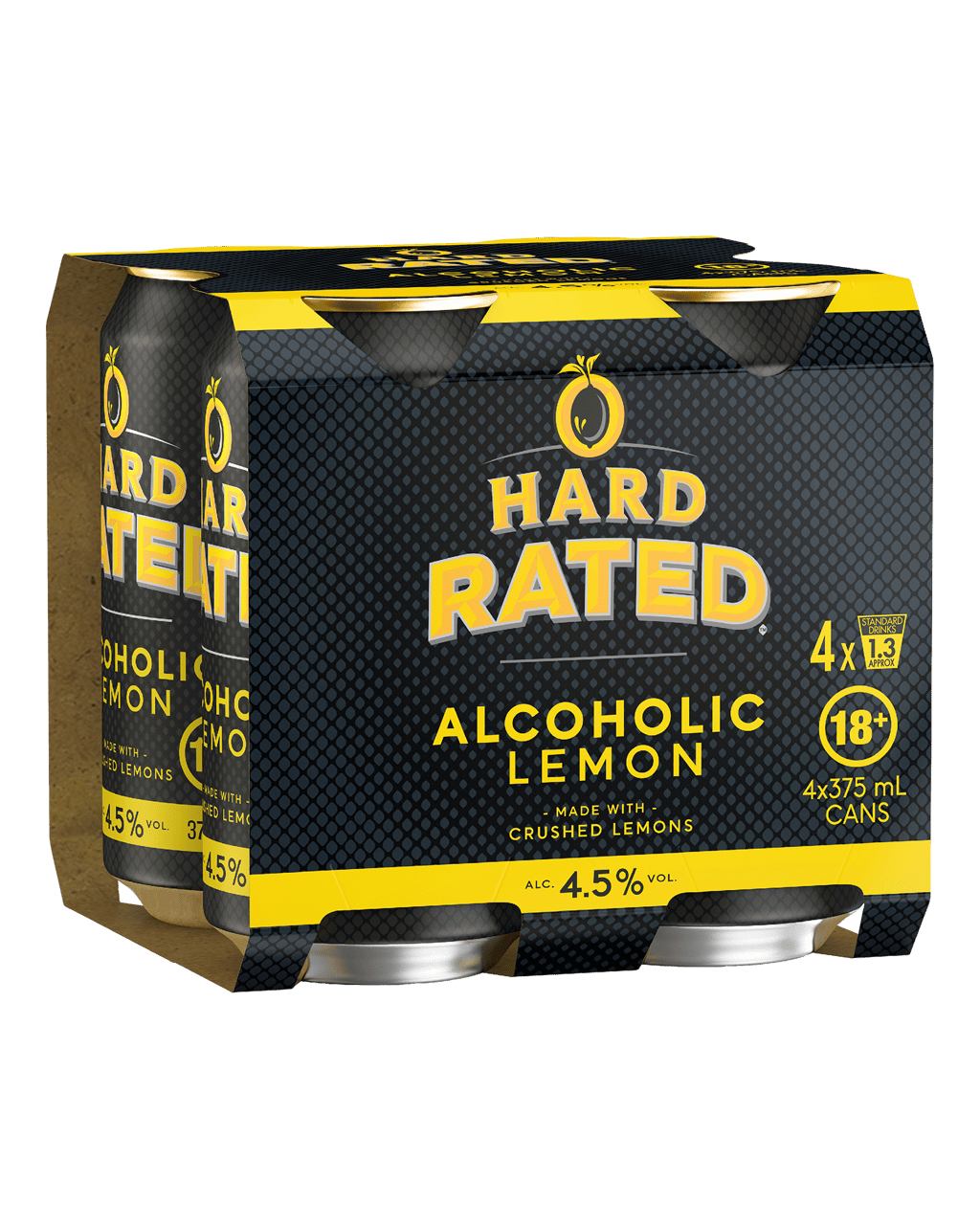 Hard Rated Alcoholic Lemon Cans