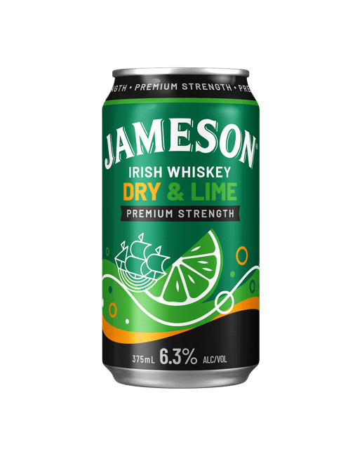 Jameson Dry & Lime 6.3% Cans