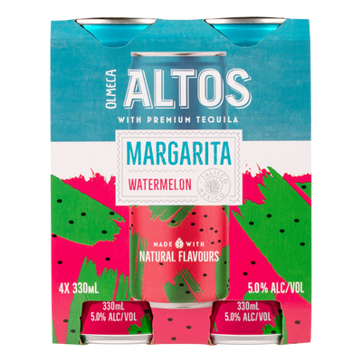 Altos Watermelon Margarita Cans