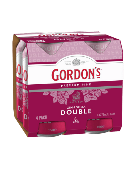 Gordons Pink Gin & Soda Double Serve