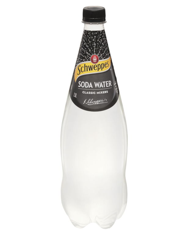 Schweppes Soda Water 1.1L