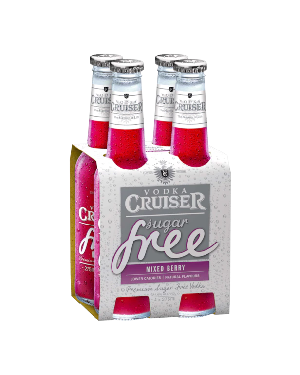 Vodka Cruiser Sugar Free Mixed Berry