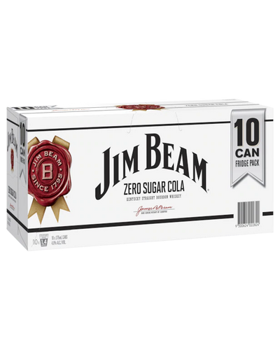 Jim Beam & Zero Sugar Cola Cans