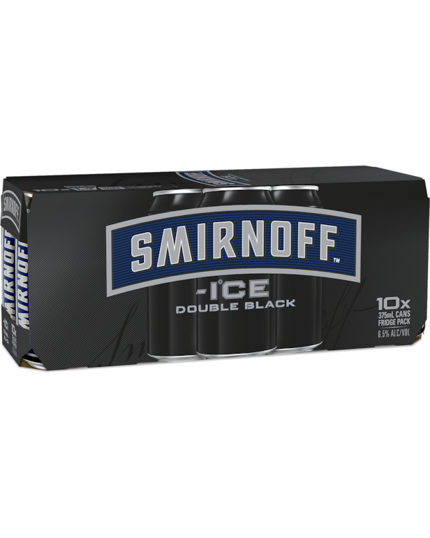 Smirnoff Ice Double Black Cans