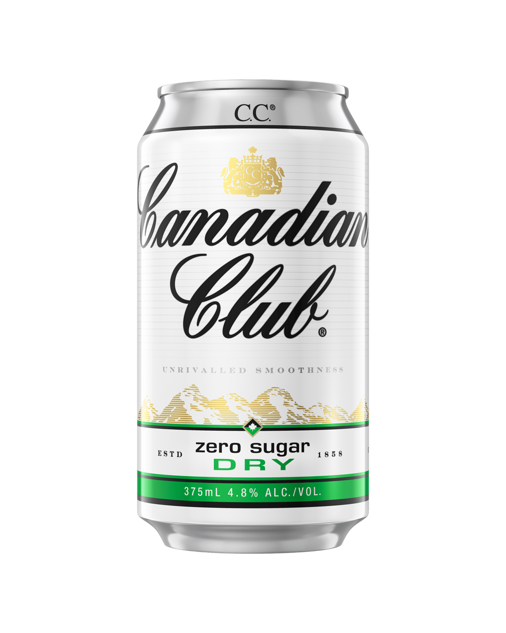 Canadian Club & Dry Zero Sugar Cans